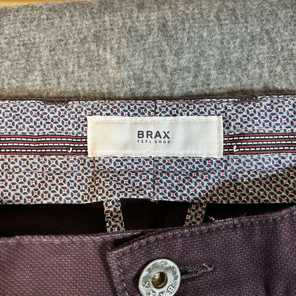 Brax Cooper Fancy Pants Mens 34x32 Fits 36x31 Regular Fit Five Pocket Stretch - Picture 2 of 9